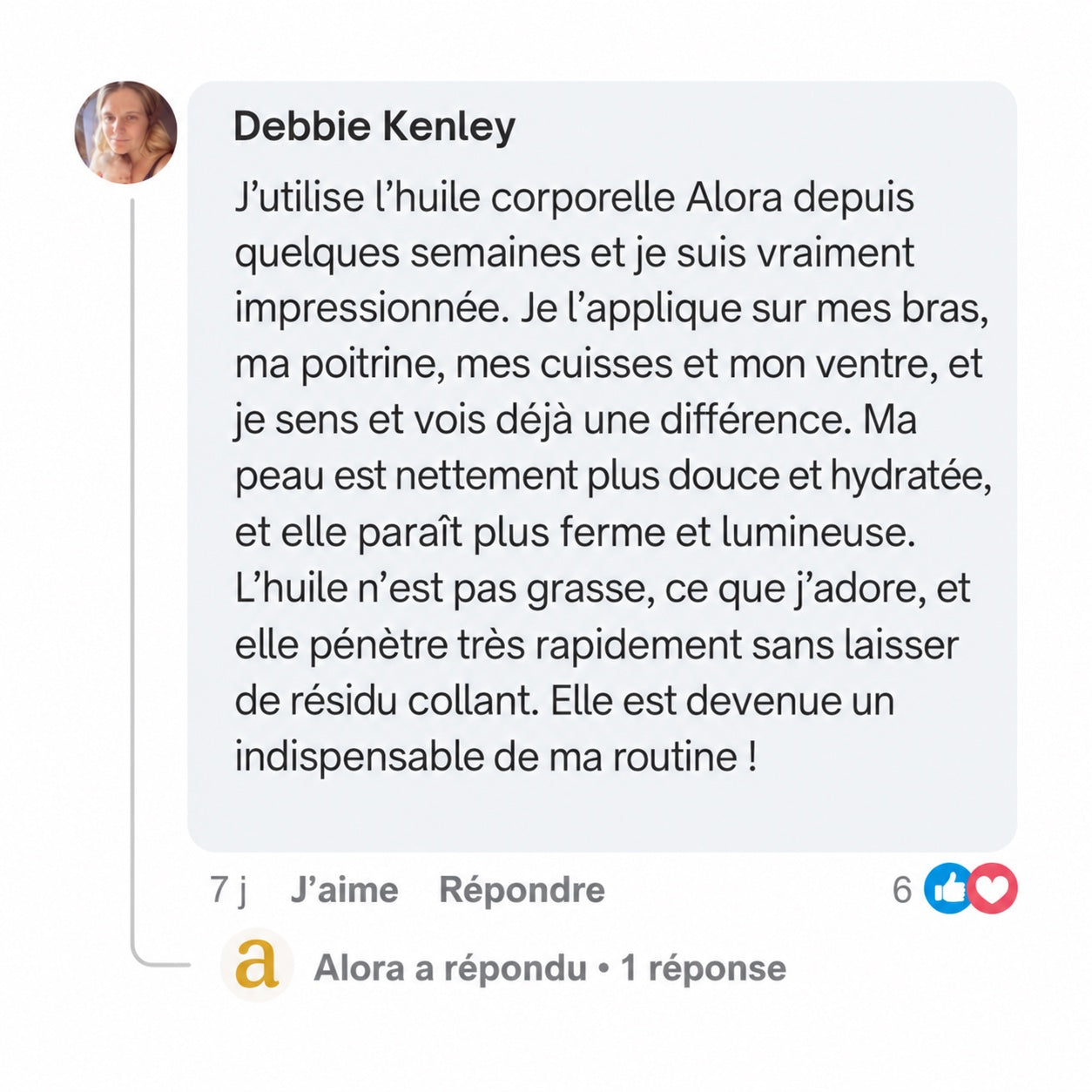 Alora — Résultat client 1
