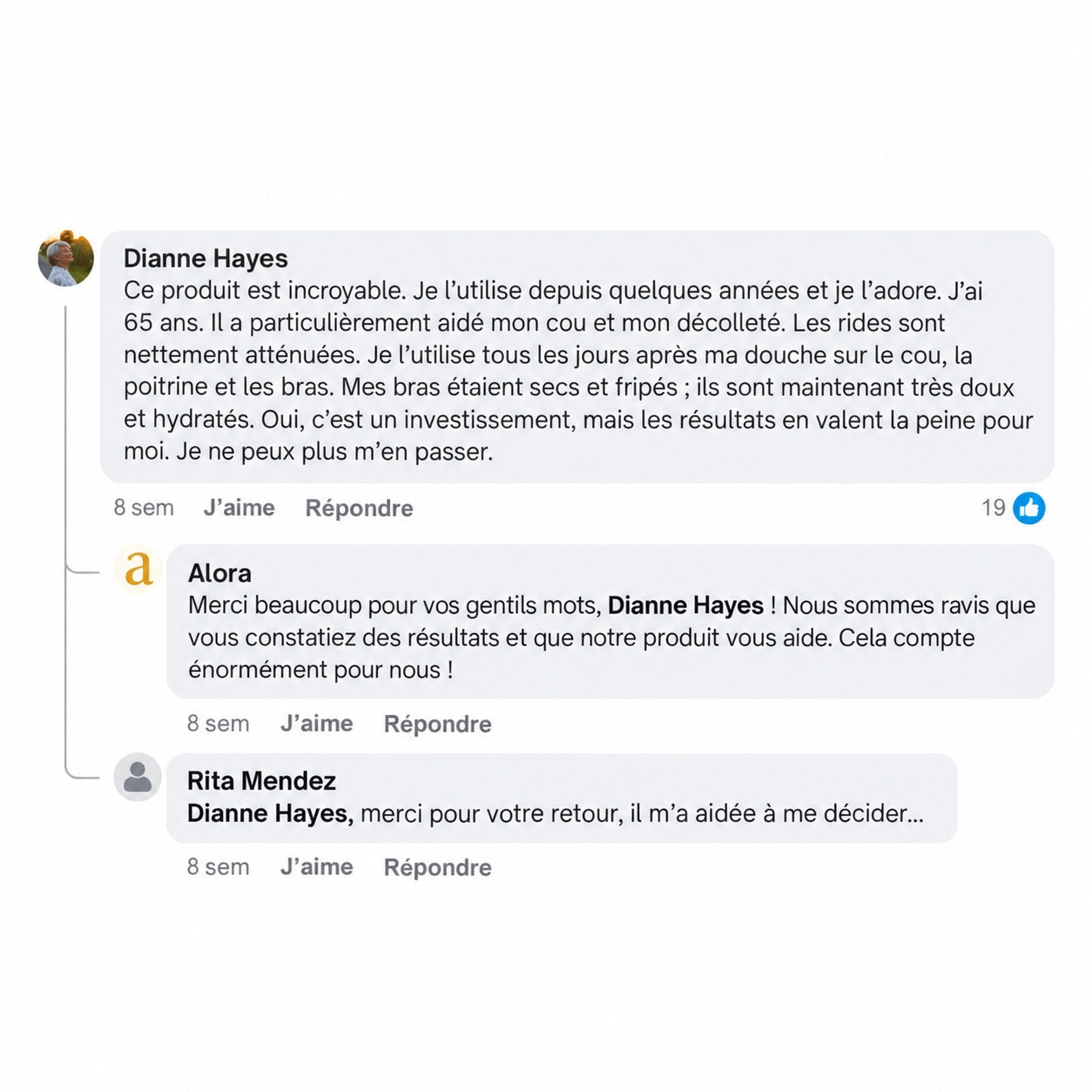 Alora — Résultat client 3