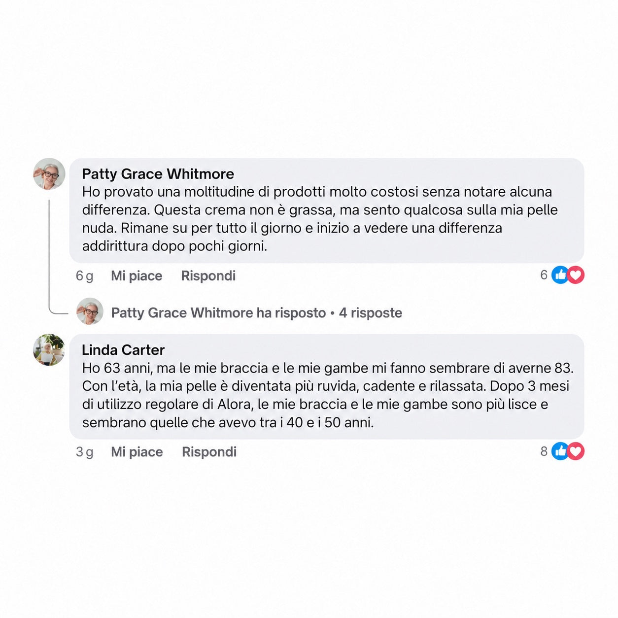 Alora — Risultato della cliente 4